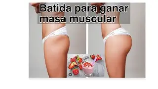 Desayuno ful fitness aumenta #masamuscular 
batida de fresa