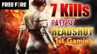 7 Kills! With Headshot | Free Fire Gaming |PATT SE HEADSHOT | SNIPPER TRAINING FREE FIRE LIVE