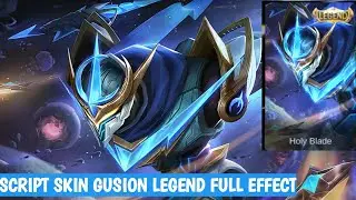 SCRIPT SKIN GUSION LEGEND COSMIC GLEM FULL EFFECT + LOBBY