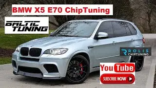 ☑️BMW X5 E70 3.0 Dyno test ChipTuning Remap ✓+50Hp ✓+80Nm