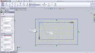 13- SolidWorks Sketch TUTORIAL: LINEAR SKETCH PATTERN