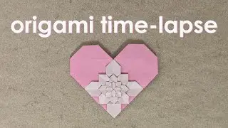 Origami Time-Lapse: Clover Heart 2 (Meenakshi Mukerji)