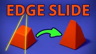 Model Way Faster With Edge Slide - Blender Quick Tips