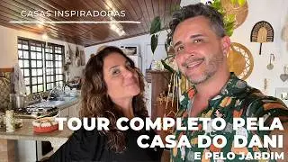 TOUR NA CASA DO DANI. DECORAÇÃO AFETIVA, BOAS HISTORIAS E UM JARDIM AGROECOLÓGICO AINDA NASCENDO!