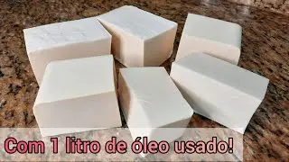 Sabão Caseiro em Barra de Vinagre- -Bicarbonato e Detergente / Ficou Perfeito!