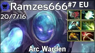 Ramzes666 plays Arc Warden!!! Dota 2 7.20