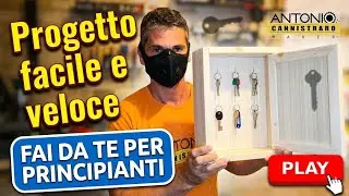 Ho costruito un portachiavi da parete provando la maschera antipolvere BASECAMP® M Pro #BASECAMPMASK