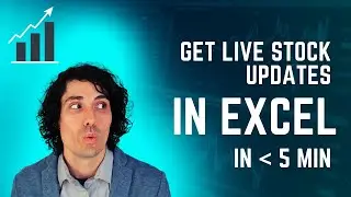 Use EXCEL to get LIVE stock updates