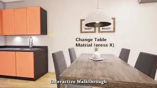 Realtime ArchViz Interactive walkthrough of apartment | Unreal Engine 4