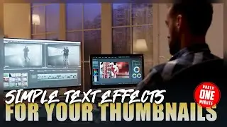 4 Simple Text Effects for YouTube Thumbnails | Photoshop Tutorial for Beginners