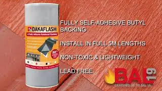 Dakaflash  - A Fully Adhesive Reinforced Flashing