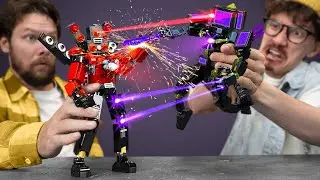 Epic Lego Skibidi Toilet Battle 💥👾 Titan TV Man VS Titan Speakerman 🦾 Who's Stronger?