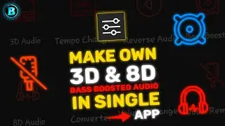 🎧 How make own 8D/3D audio in Audiialter | SFX series - 1 | Audio Editing