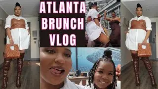 ATLANTA BRUNCH VLOG| GRWM; Hair, Makeup & Outfit! #AtlantaVlog