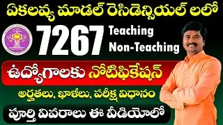 EMRS Jobs 2025 | 7,267 Vacancies | Eligibility, Exam Pattern & Selection Process Details in Telugu