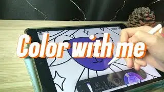Asmr relaxing 😴Benimle renklendir ve rahatla 9 (with lake app)