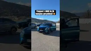 Türkiye’ye gelecek Peugeot E-3008 ile ilk karşılaşma 😍