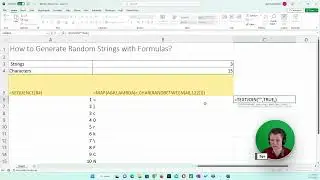 How to Generate Dynamic Random Text Strings with Excel Formulas