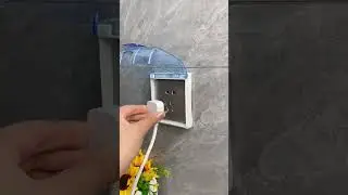 Toilet switch waterproof protection box