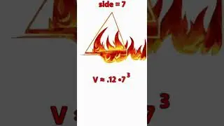 Tetrahedron: find the volume and surface area 