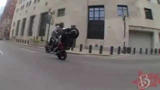 Новые трюки на мотоциклах эволюция...