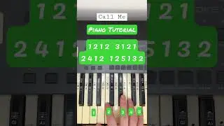 Call Me Sigma Piano Tutorial 🎹 #piano #tiktok #viral