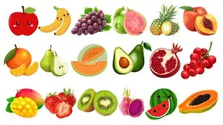 Learn Fruits for Kids | Fruit Names with Spelling