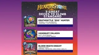 Standard Hearthstone Great decks for ladder | Perils in Paradise