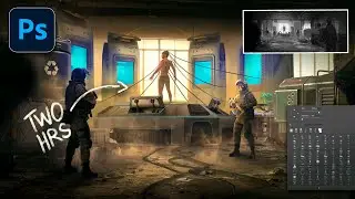 How to WORK FASTER!!! Environment Concept Art Tutorial