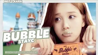 [STAYC - 'BUBBLE'] Instrumental + Karaoke (Easy Lyrics) | REQUEST VIA INSTAGRAM