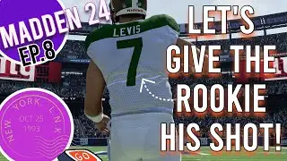 Madden 24 FRANCHISE -New QB.  The rookie starts  Ep. 8.  #xbox #relocation #nfl #madden #football