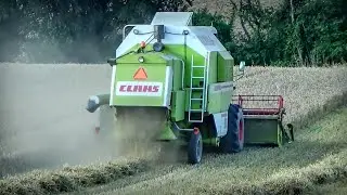 ☆ Żniwa 2018 ☆ & Claas Dominator 98 & Valtra A 93 & Case RB 344 ㋡