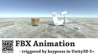 Unity3D - Triggering animations FBX with keypress trigger (keyboard key)