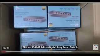 TP Link SG108E 8-Port Gigabit Easy Smart Switch       #tplink   #smart  #switch