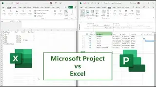 When to use Microsoft Project vs Excel