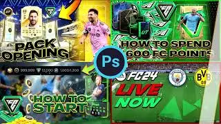 FC 24 Thumbnail Pack PSD + PNG Download