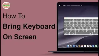 How To Enable On Screen Keyboard On Mac