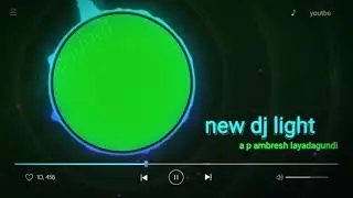 new DJ light green screen effect