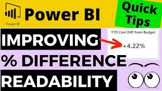 QT#72- Improve the Readability of YTD Actual Cost vs Budget Measure Using Power BI FORMAT function