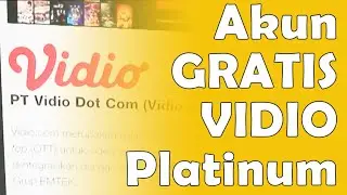 Cara Langganan VIDIO Gratis dan Legal❗❗❗