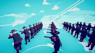 In this map the soldiers face each other while being shot #totallyaccuratebattlesimulator #viral