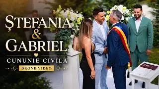 Ștefania & Gabriel - Civil ceremony preview 4k @MXM.AERIALFILM