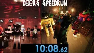 DOORS Maximum Overdrive Speedrun With 12 Players - Full Walkthrough (4K RTX ON)