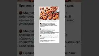 Причины есть миндаль каждый день 