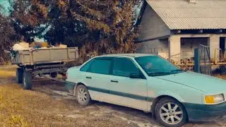 Passat с прицепом 2ПТС-6