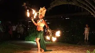 FIRE DANCE IN MOOREA ISLAND