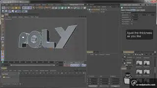 Extrude Nurbs to Editable Polygons Cinema 4D