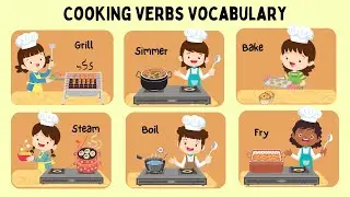 Cooking Verbs for Kids with real pictures | Cooking for Kids | Zippy Kids Educational Toons