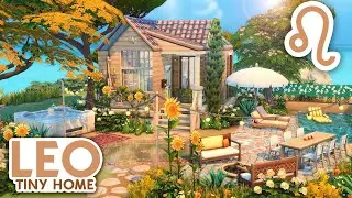 Leo Tiny Home ♌️ // The Sims 4 Speed Build: Zodiac Series