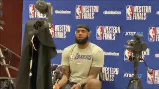 Lebron Gets asked what it means to him to protect Black Women and talks about how important it is